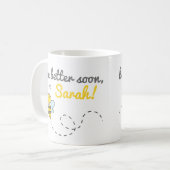 *Aangepaste naam* wordt binnenkort beter! Cute Get Koffiemok (Voorkant links)