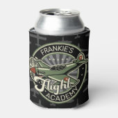 Aangepaste naam WWII Militaire brandweervlakte Ret Blikjeskoeler (Blikje Voorkant)