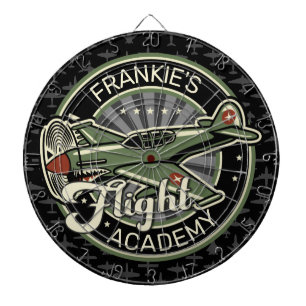Aangepaste naam WWII Militaire brandweervlakte Ret Dartbord