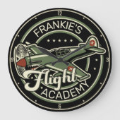 Aangepaste naam WWII Militaire brandweervlakte Ret Grote Klok (Voorkant)