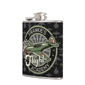 Aangepaste naam WWII Militaire brandweervlakte Ret Heupfles (Links)