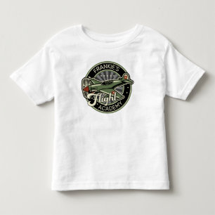 Aangepaste naam WWII Militaire brandweervlakte Ret Kinder Shirts