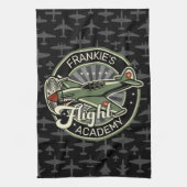 Aangepaste naam WWII Militaire brandweervlakte Ret Theedoek (Verticaal)