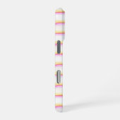 Aangepaste naam Y2K UI Pill Glas Knop iPhone Hoesje (Rechterkant)
