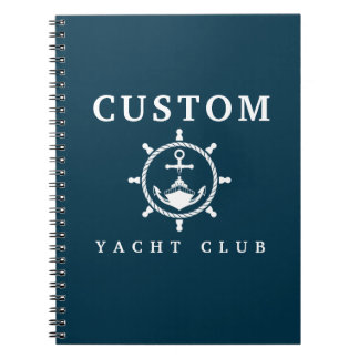 Aangepaste naam Yacht Notitieboek, Yacht Guest Log Notitieboek