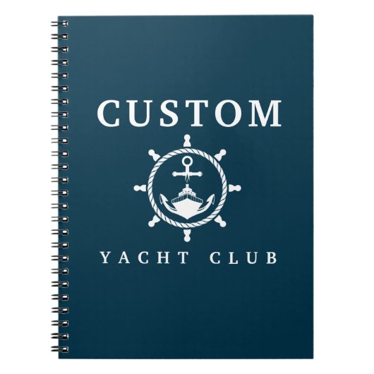 Aangepaste naam Yacht Notitieboek, Yacht Guest Log Notitieboek (Voorkant)