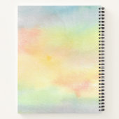 Aangepaste naam Yoga-instructeur Zonnebloem Notitieboek (Achterkant)