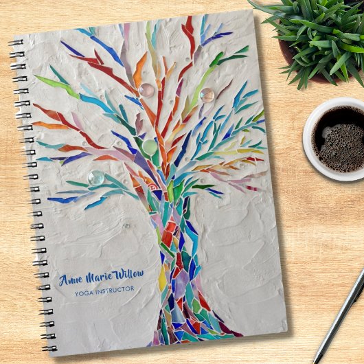 Aangepaste naam Yoga Instructor Notitieboek