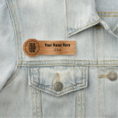 Aangepaste naam Zakelijk werk Gepersonaliseerde we Naamplaatje (In situ)