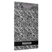 Aangepaste naam zebrapatroon klembord (Rechts)