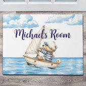 Aangepaste naam Zeiler Teddy Bear Deurmat