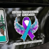 Aangepaste Naam Zelfmoordbewustzijn Herdenkingseng Sticker