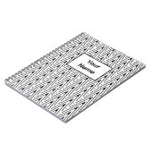 Aangepaste naam Zig Zag Spiral Photo Notitieboek (Linkerzijde)