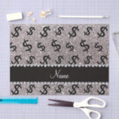 Aangepaste naam zilverglitter-dollartekens tissuepapier (Craft)