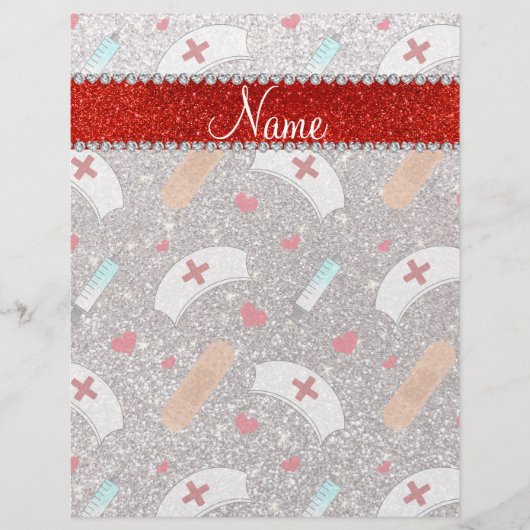 Aangepaste naam zilverglitterververververpleger pe flyer (Voorkant)