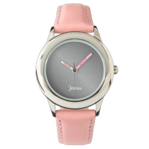 Aangepaste naam zilvergradiënt horloge