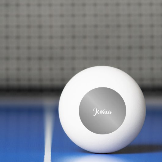Aangepaste naam zilvergradiënt pingpongbal (Net)