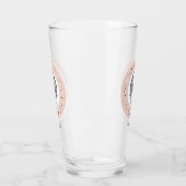 Aangepaste Naam Zodiac Sign Cancer Glas (Links)