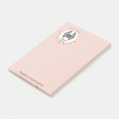 Aangepaste Naam Zodiac Sign Cancer Post-it® Notes (Schuin)