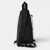 Aangepaste Naam Zodiac Sign Cancer Sling Bag (Achterkant)