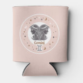 Aangepaste Naam Zodiac Sign Gemini Blikjeskoeler (Voorkant)