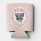 Aangepaste Naam Zodiac Sign Gemini Blikjeskoeler (Achterkant)