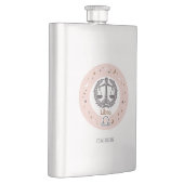 Aangepaste naam Zodiac Sign Libra Flacon (Rechts)