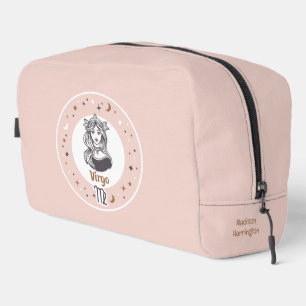 Aangepaste naam Zodiac Sign Virgo Toilettasje
