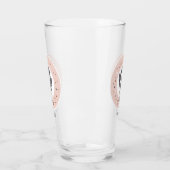 Aangepaste naam Zodiac Sign Vissen Glas (Links)