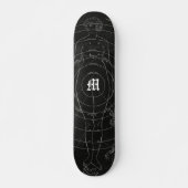 Aangepaste naam Zodiac Western Gothic Persoonlijk Skateboard (Voorkant)