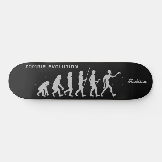 Aangepaste naam Zombie Evolution skateboards (Horizontaal)