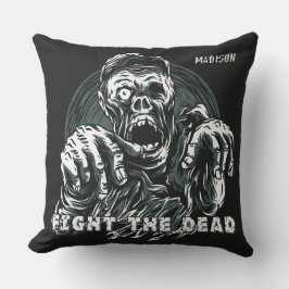 Aangepaste naam: Zombie gooit kussens