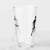 Aangepaste naam Zombie pint glas (Rechts)