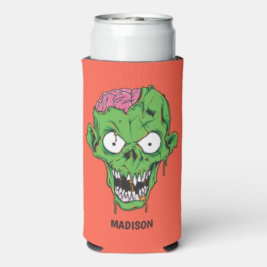 Aangepaste naam Zombie Seltzer Blikjeskoeler (Seltzer Achterkant)