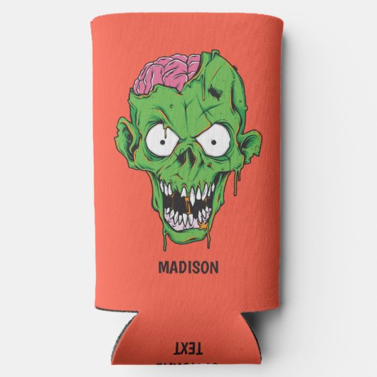 Aangepaste naam Zombie Seltzer Blikjeskoeler (Achterkant)