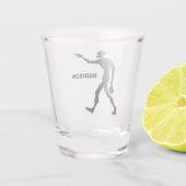 Aangepaste naam Zombie shot glas (Achterkant)