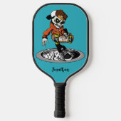 Aangepaste naam Zombie Skater & kleur Pickleball Paddle (Achterkant)