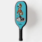 Aangepaste naam Zombie Skater & kleur Pickleball Paddle (Links)