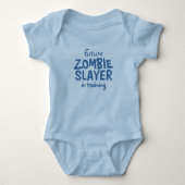 Aangepaste naam Zombie Slayer-kleding Romper (Voorkant)
