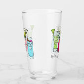Aangepaste naam Zomer Cocktails pint glas (Rechts)