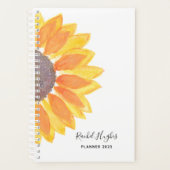 Aangepaste naam zonnebloem 2023 planner (Voorkant)
