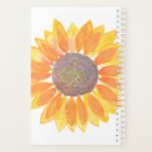 Aangepaste naam zonnebloem 2023 planner (Achterkant)