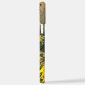 Aangepaste naam Zonnebloem Foto textuur iPhone Hoesje (Rechterkant)