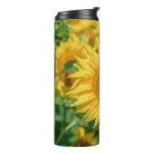 Aangepaste naam Zonnebloem Thermosbeker (Gedraaid links)