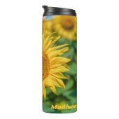 Aangepaste naam Zonnebloem Thermosbeker (Geroteerd rechts)