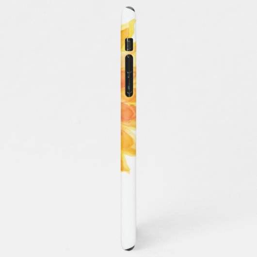 Aangepaste naam Zonnebloempels iPhone Hoesje (Linkerkant)