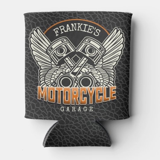 Aangepaste naam zuigflesje wingermotorfiets blikjeskoeler (Voorkant)