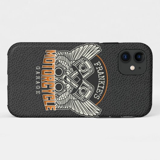 Aangepaste naam zuigflesje wingermotorfiets Case-Mate iPhone case (Achterkant (horizontaal))