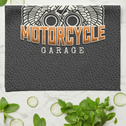 Aangepaste naam zuigflesje wingermotorfiets theedoek (Gevouwen)