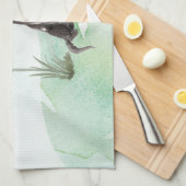 Aangepaste naam: zwart labo Pet Dog Theedoek (Quarter Fold)